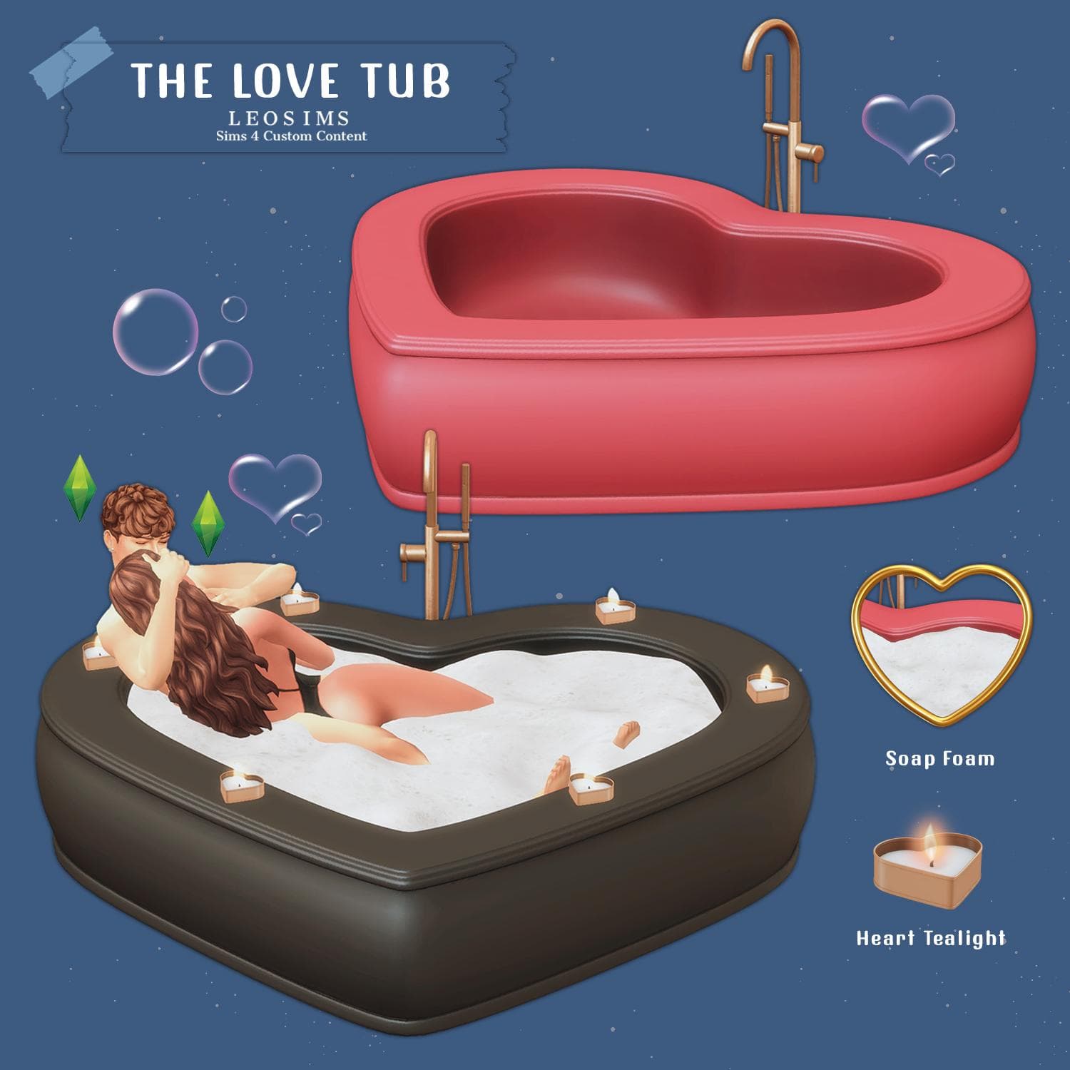 Ванна-джакузи Love Tub